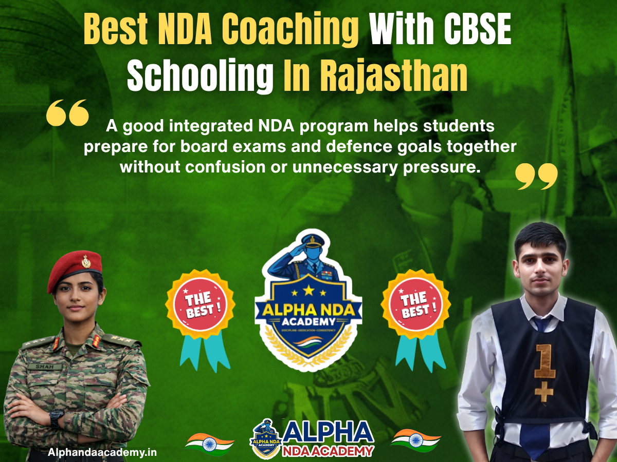 Best NDA Coaching With CBSE Schooling In Rajasthan