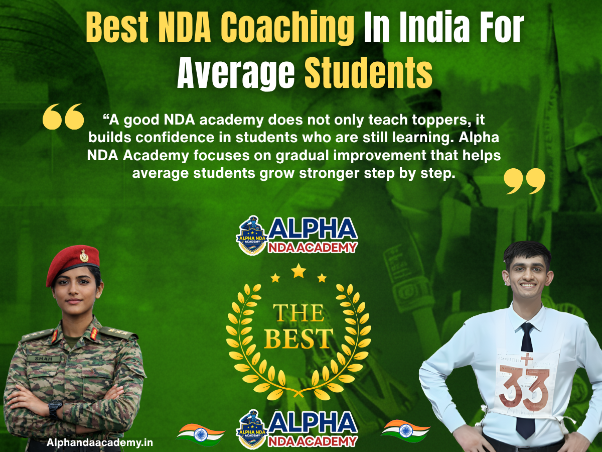 Best NDA Coaching In India For Average Students