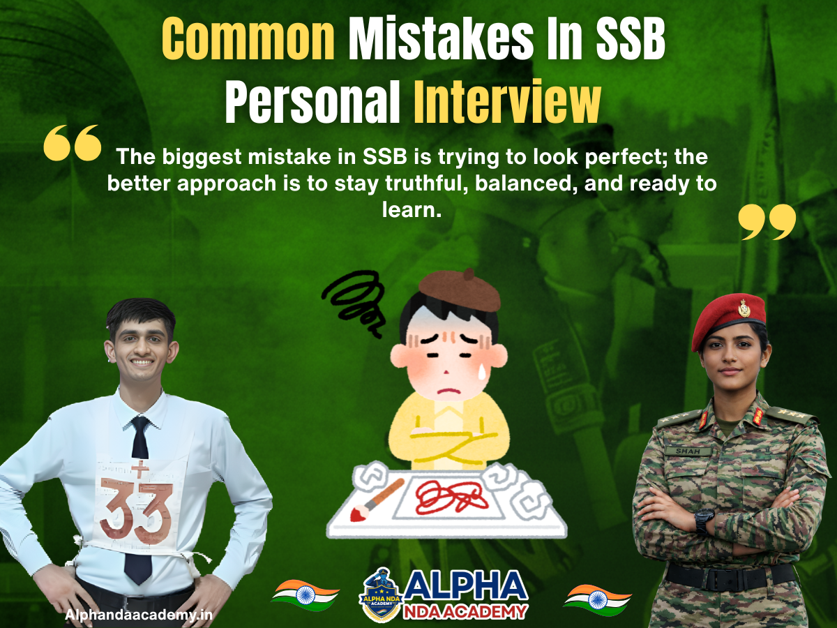 Common Mistakes In SSB Personal Interview