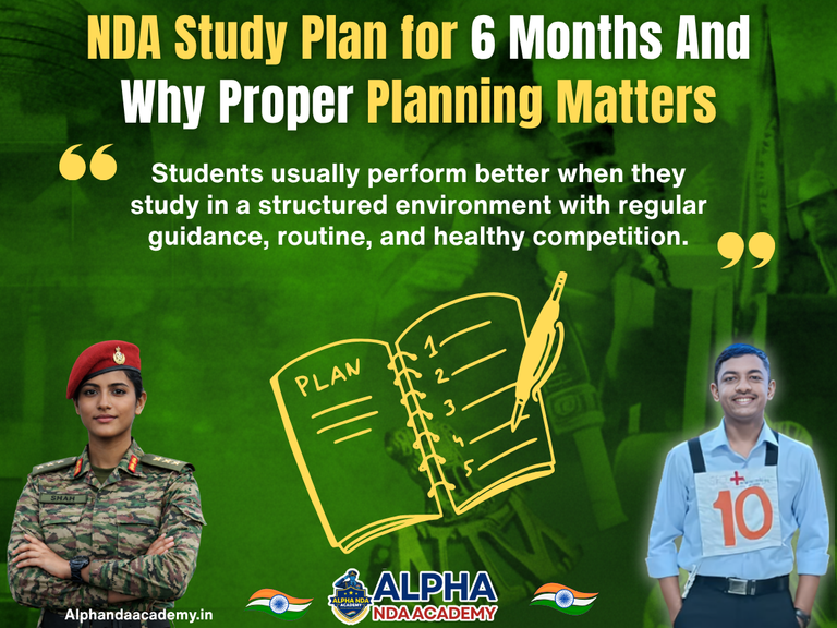 NDA Study Plan for 6 Months: Complete Preparation Strategy for Serious Aspirants