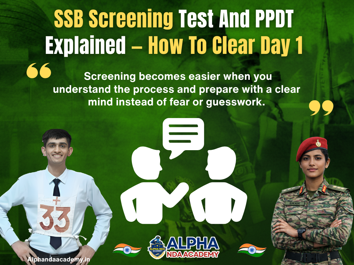 SSB Screening Test And PPDT Explained — How To Clear Day 1