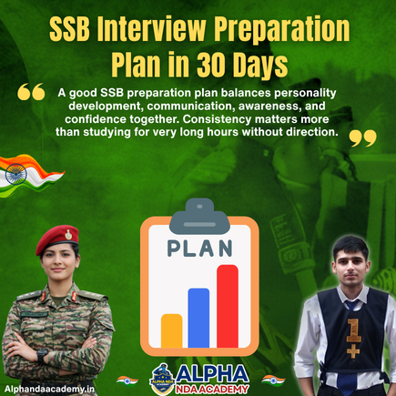 Read more about the article SSB Interview Preparation Plan in 30 Days – Week-by-Week Roadmap