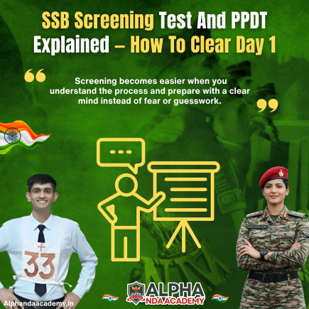 Read more about the article SSB Screening Test And PPDT Explained — How To Clear Day 1 With Confidence