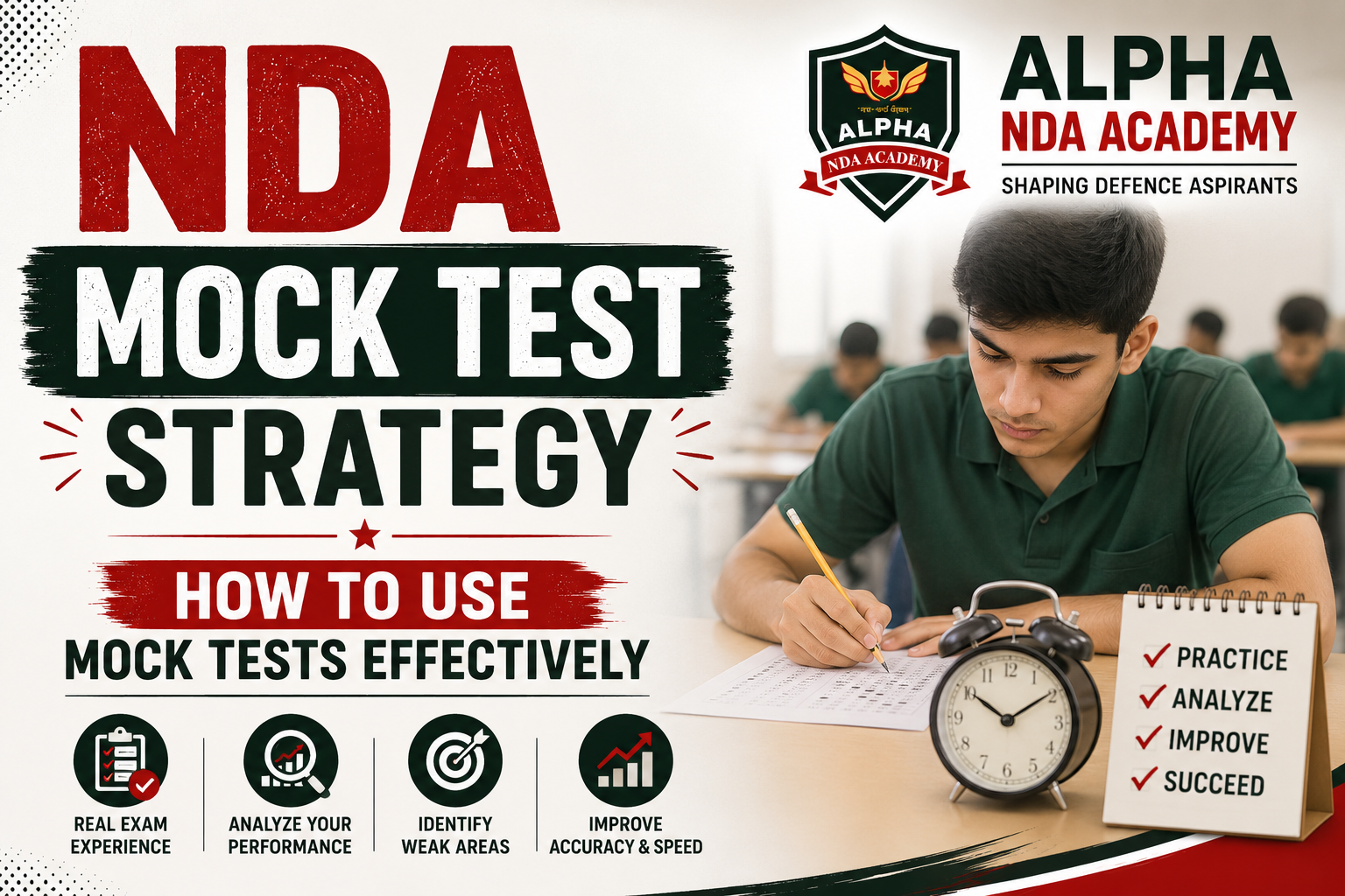Read more about the article NDA Mock Test Strategy  How to Use Mock Tests Effectively