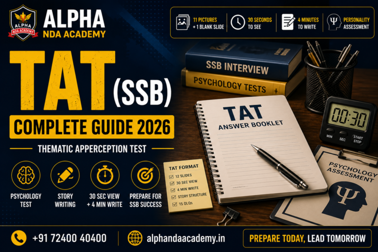 SSB psychology test