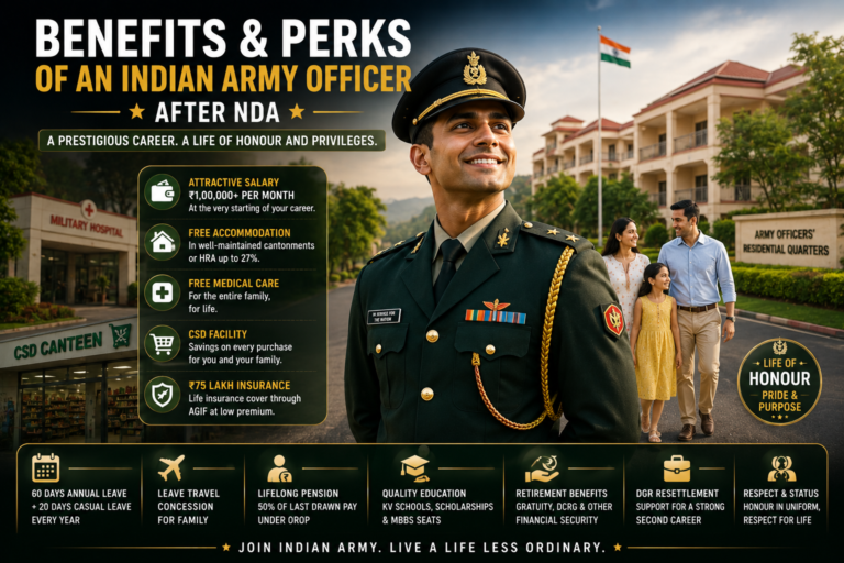 Benefits and Perks of an Indian Army Officer After NDA