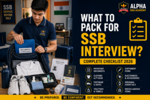 Read more about the article What to Pack for SSB Interview  Complete Checklist 2026?