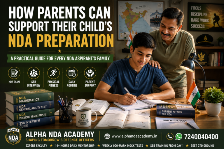 How Parents Can Support Their Child's NDA Preparation