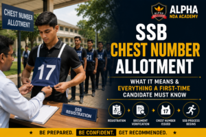 Read more about the article SSB Chest Number Allotment  What It Means and Everything a First Time Candidate Must Know