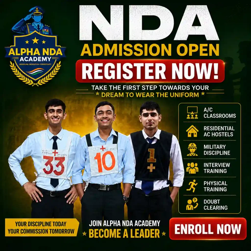 NDA Admission Open Alpha NDA Academy