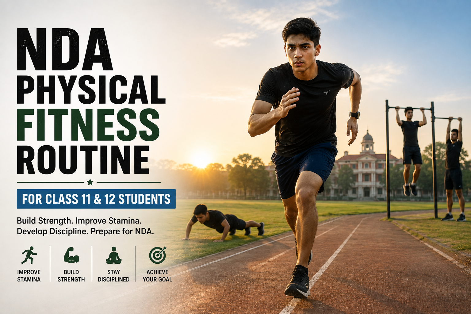 Read more about the article NDA Physical Fitness Routine for Class 11 and 12 Students