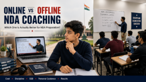 Read more about the article Online vs Offline NDA Coaching — Honest Comparison