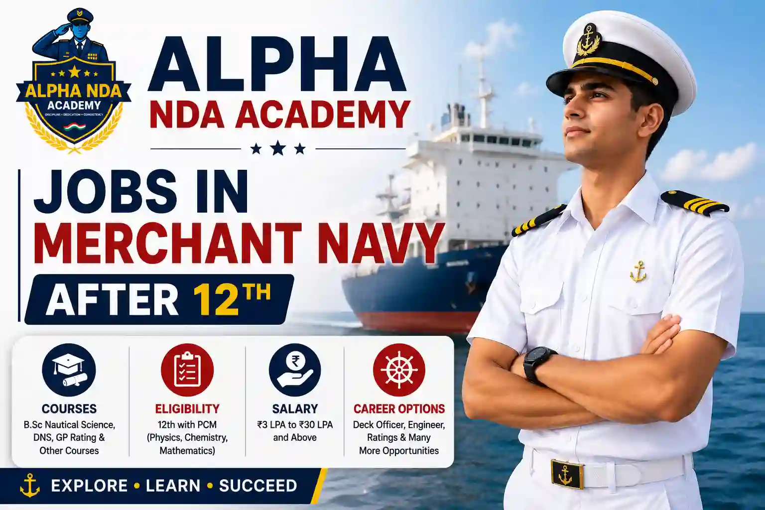 Jobs in Merchant Navy After 12th