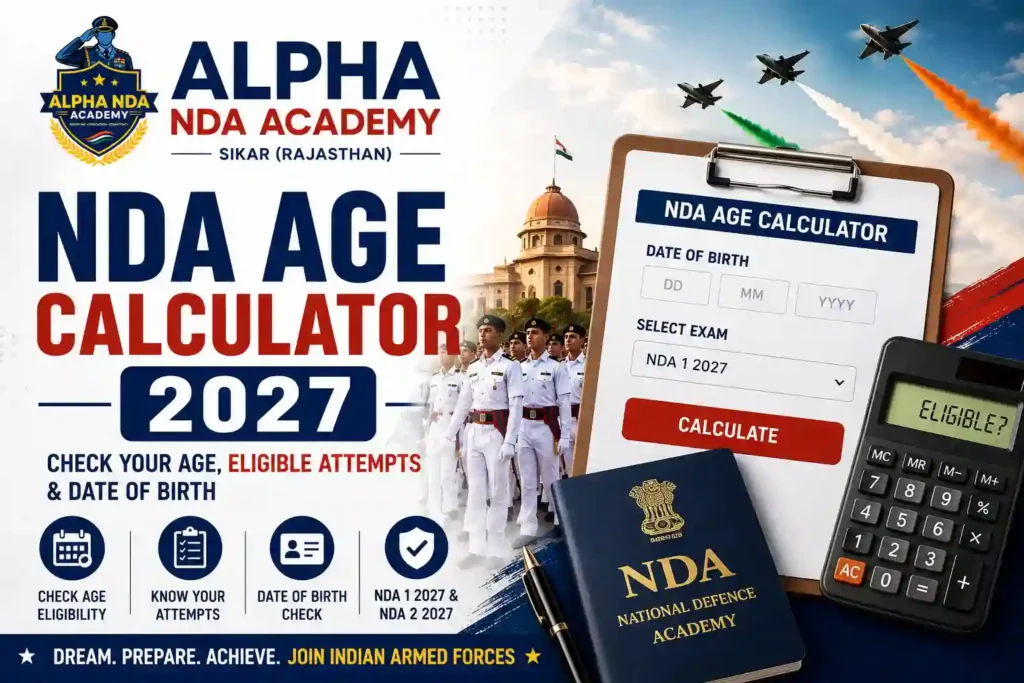 NDA Age Calculator 2027