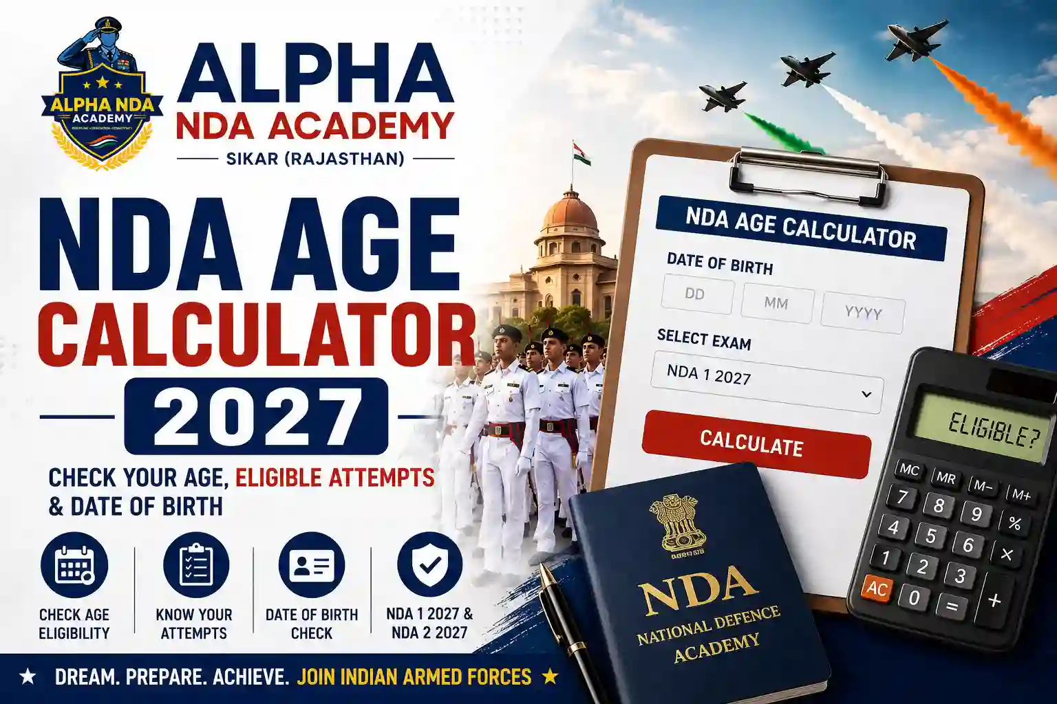 NDA Age Calculator 2027