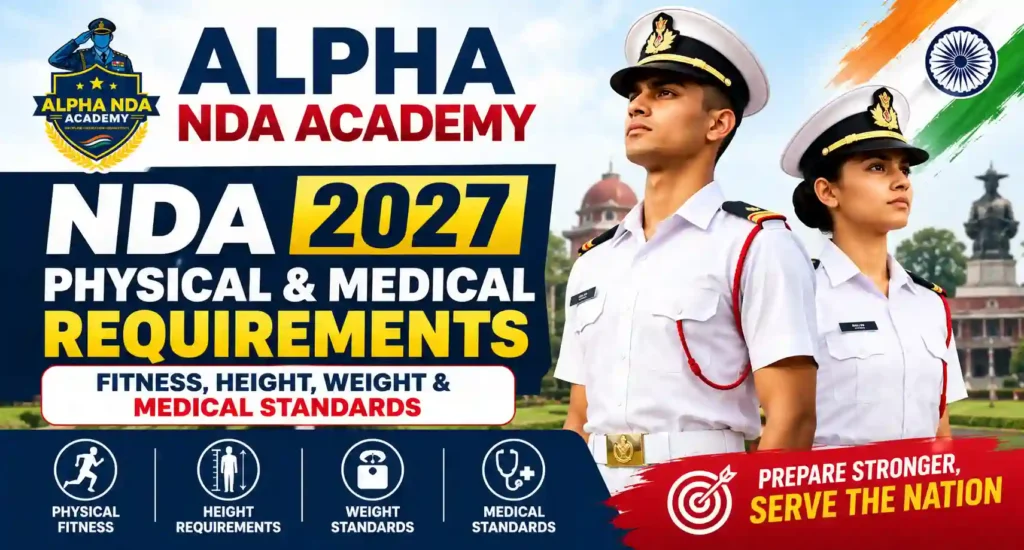 NDA Physical & Medical Requirements 2027